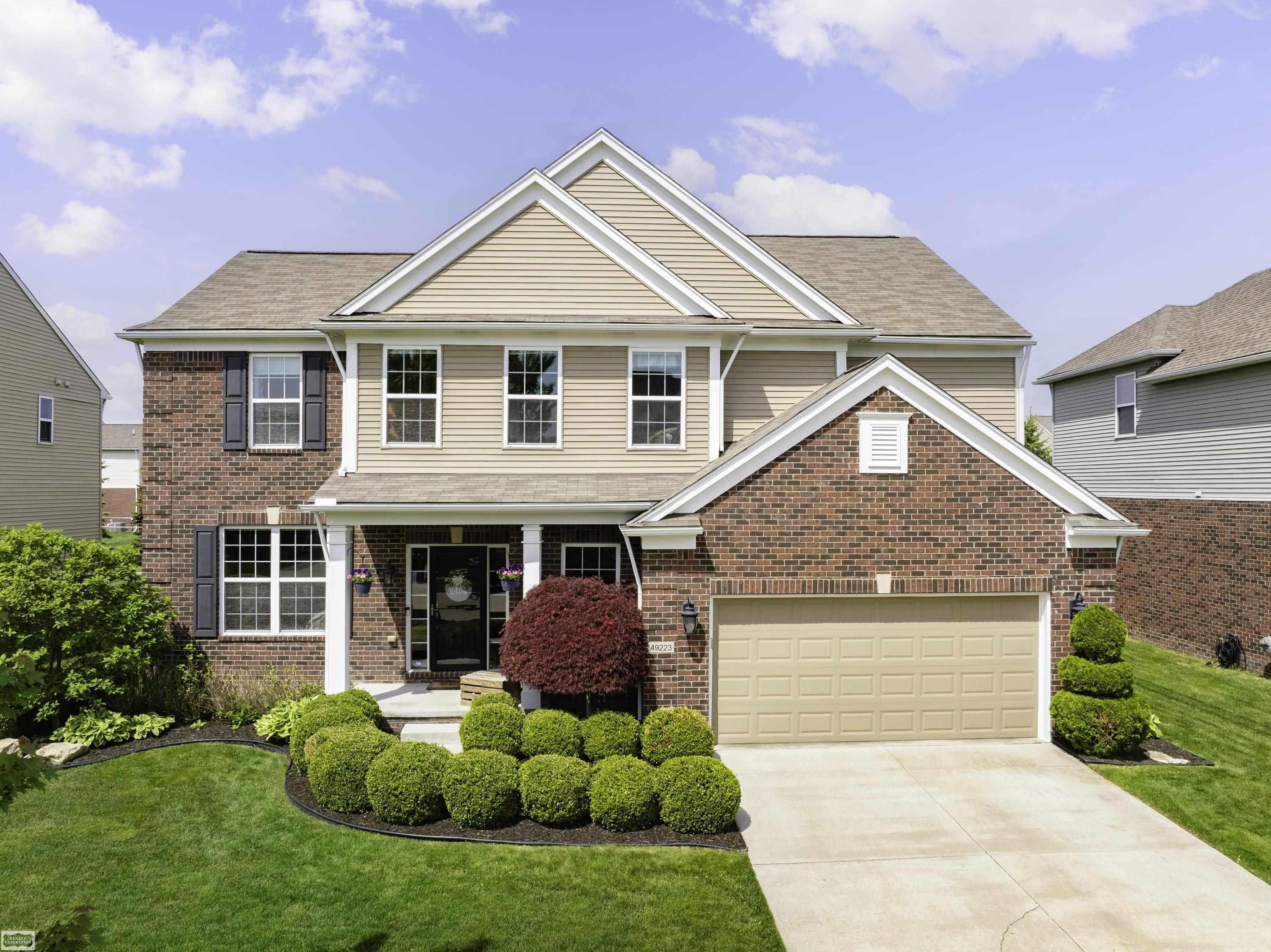 49223 Gaviota Lane, Macomb, MI 48044 — front exterior