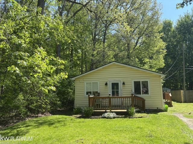 9083 Island Drive, MI 48001 — front exterior