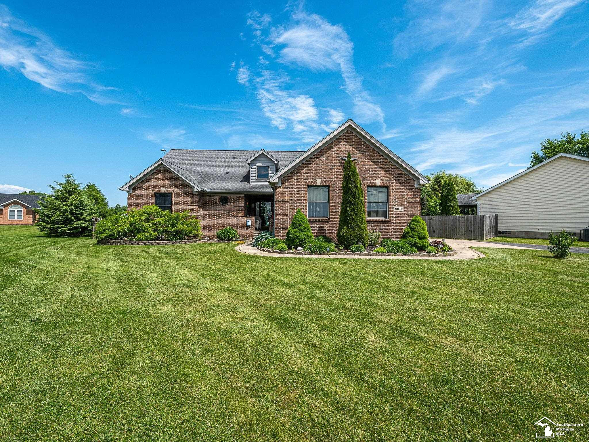 8910 Baldwin Road, Monroe, MI 48162 — front exterior