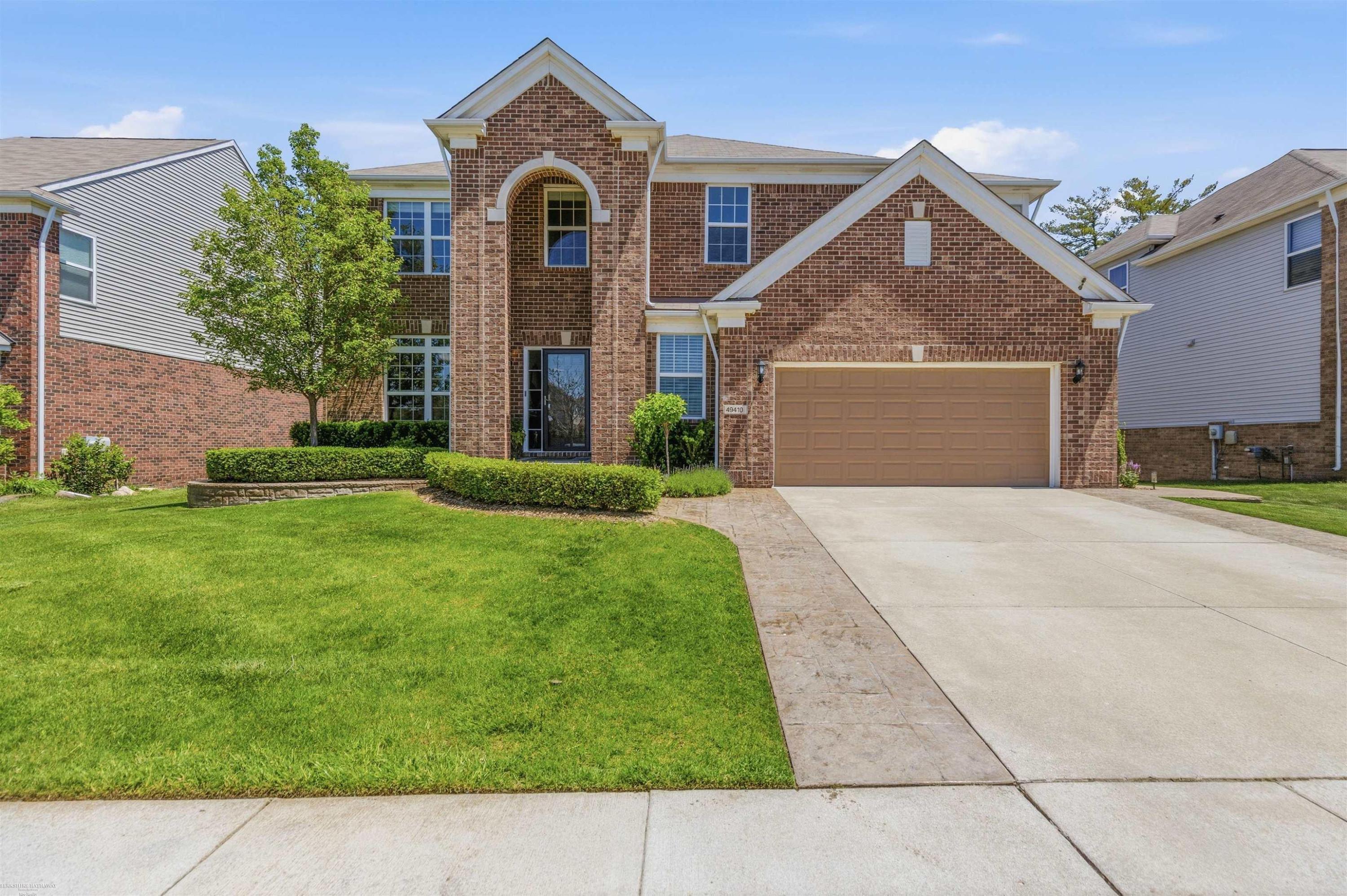 49410 Camarosa Lane, MI 48044 — front exterior