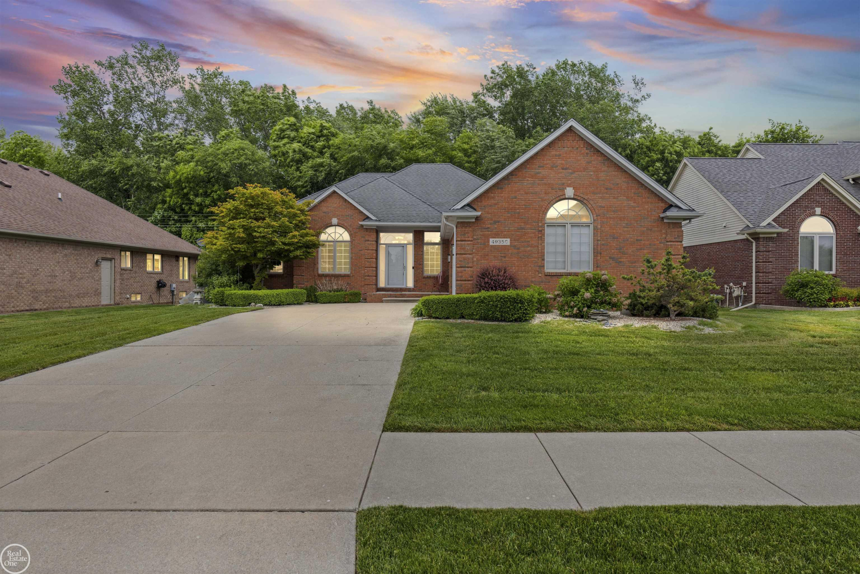 49350 MONTE Road, Chesterfield, MI 48047 — front exterior