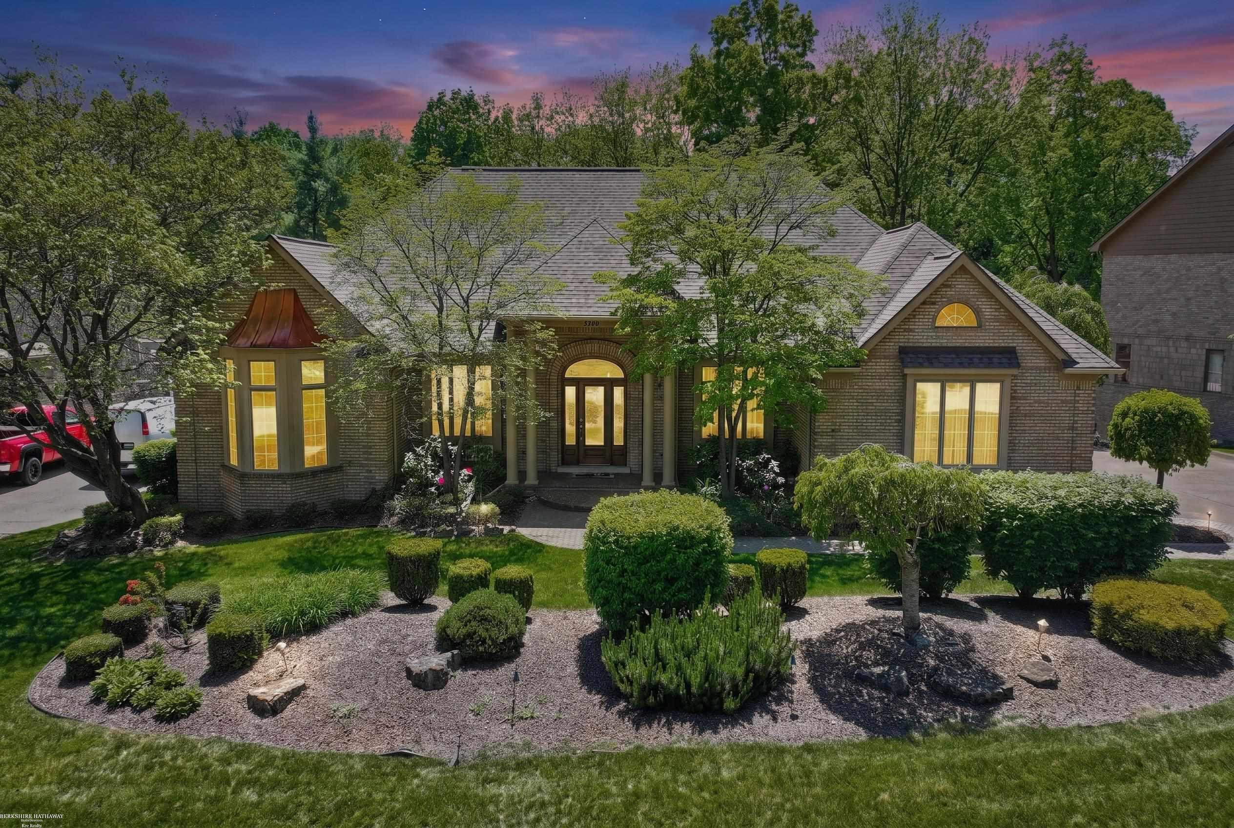 5500 Crystal Creek Lane, Washington, MI — front exterior