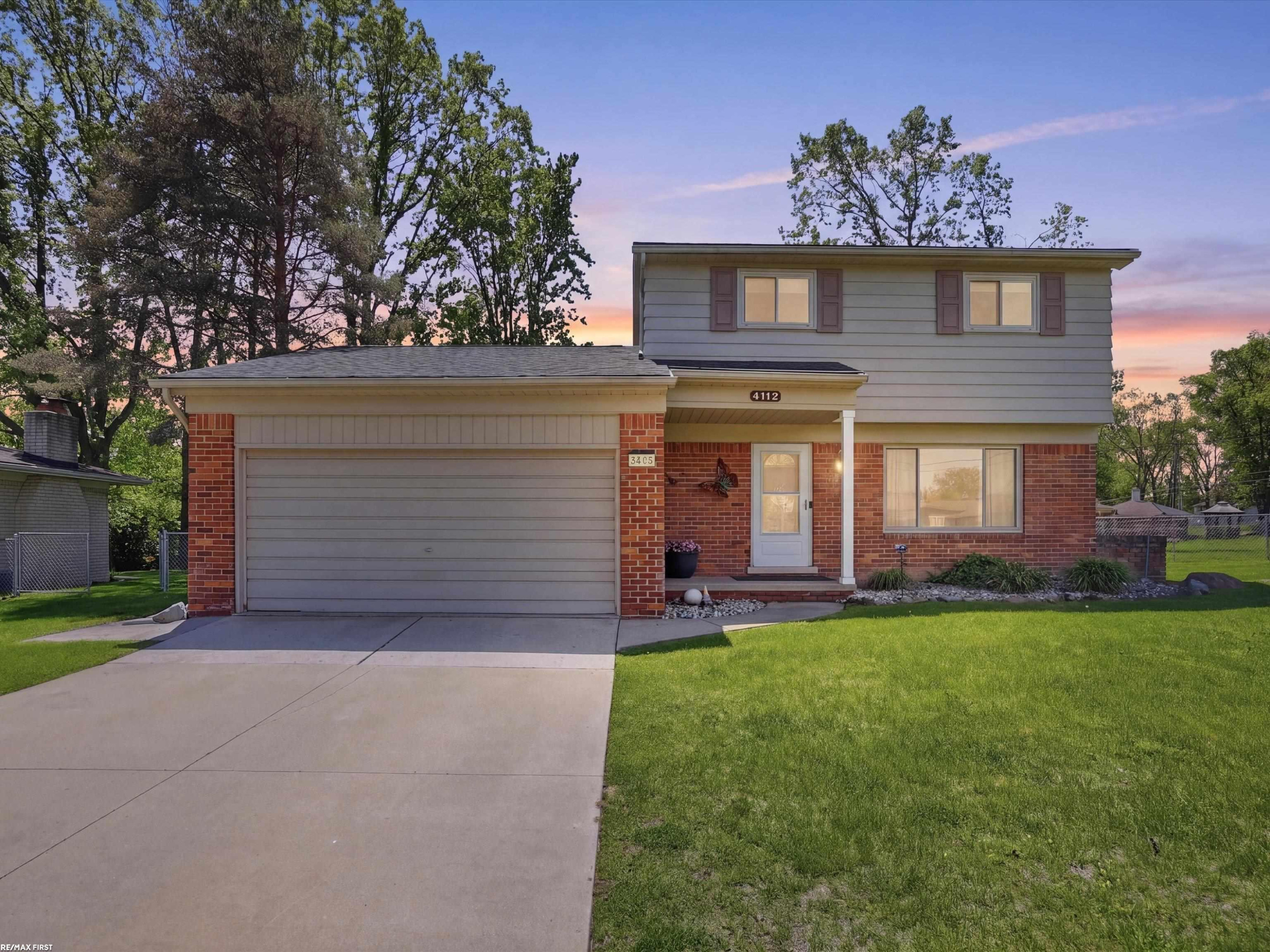 4112 Thorney Drive, Utica, MI 48316 — front exterior