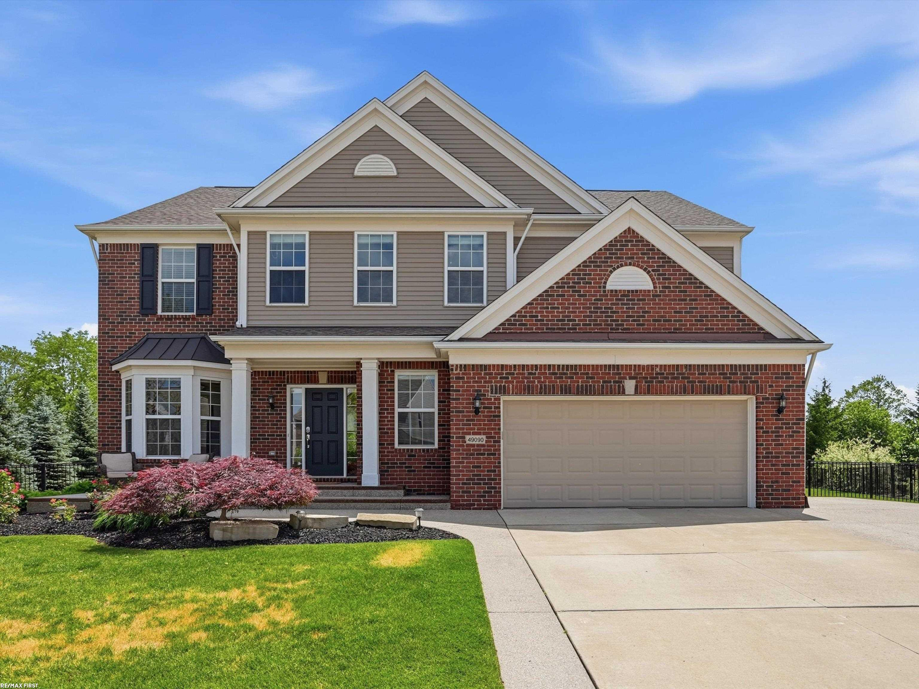 49090 Camarosa Lane, Macomb, MI 48044 — front exterior