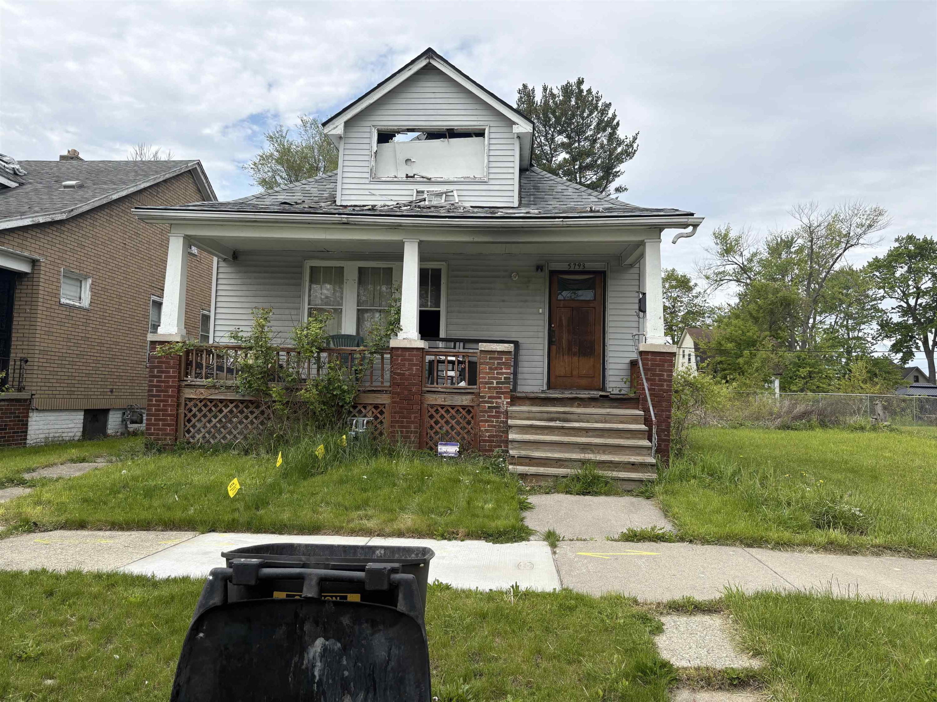 5793 Holcomb Street, Detroit, MI 48213 — front exterior