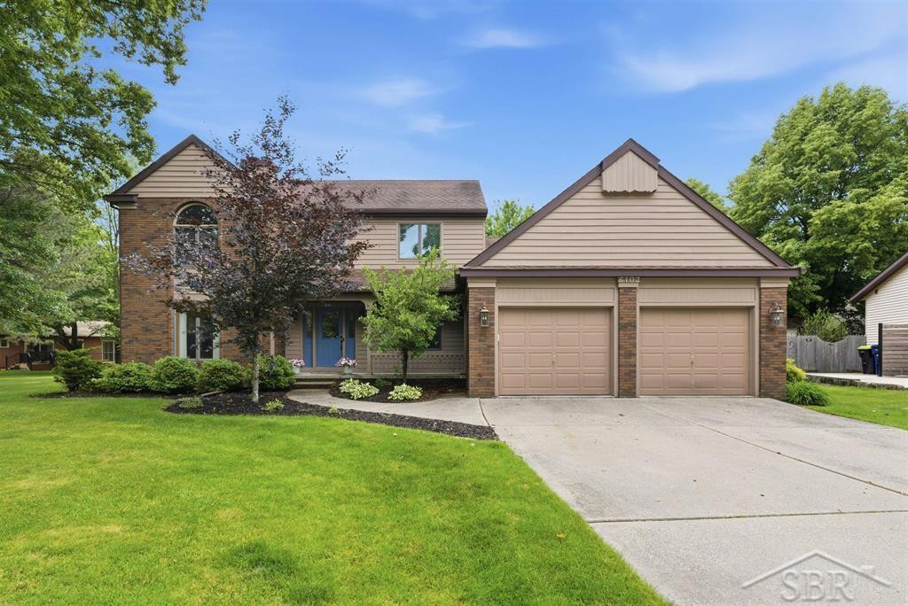 6102 Oak Meadows Court, Midland, MI 48640 — front exterior