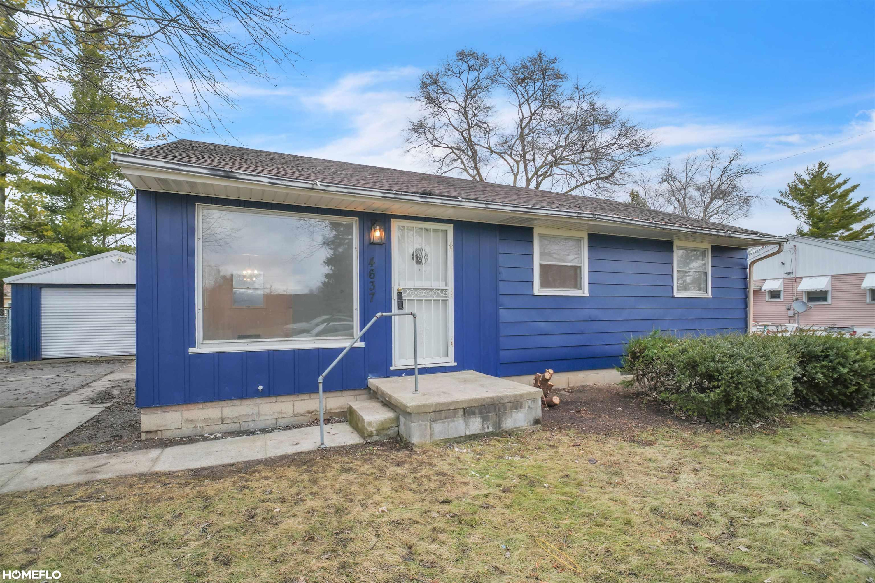 4637 S Gregory Street, MI 48601 — front exterior