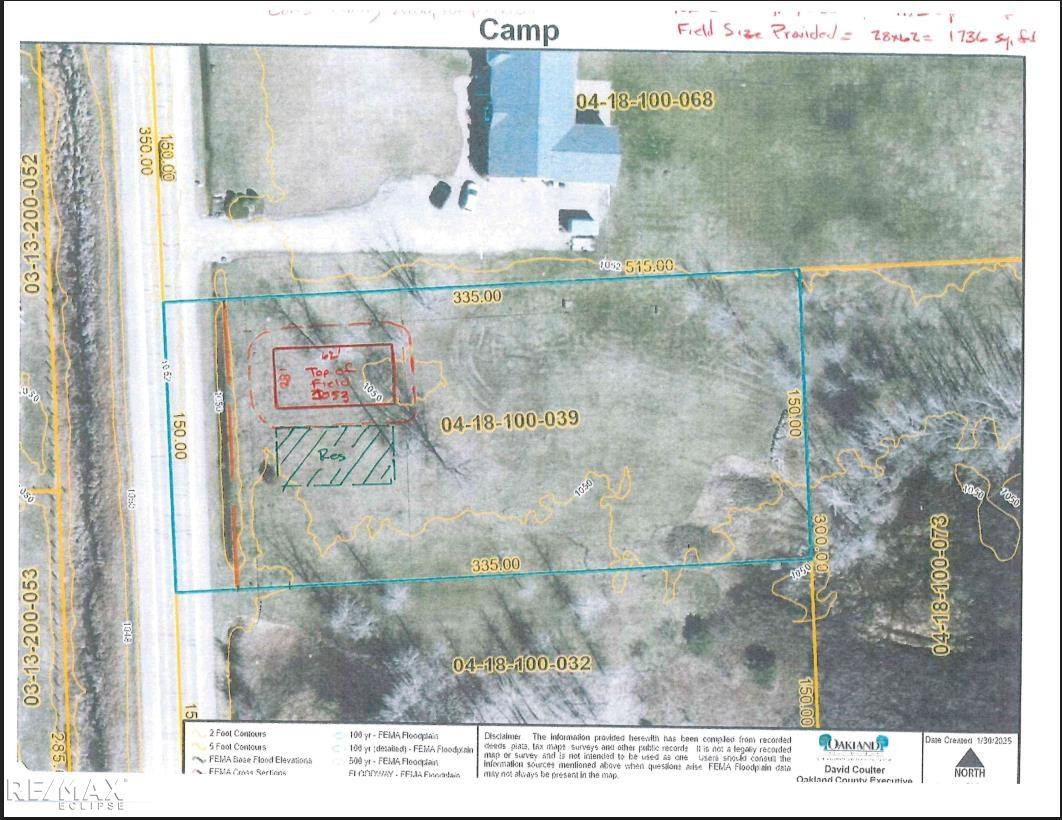 1746 N BALDWIN Road, Oxford, MI 47371