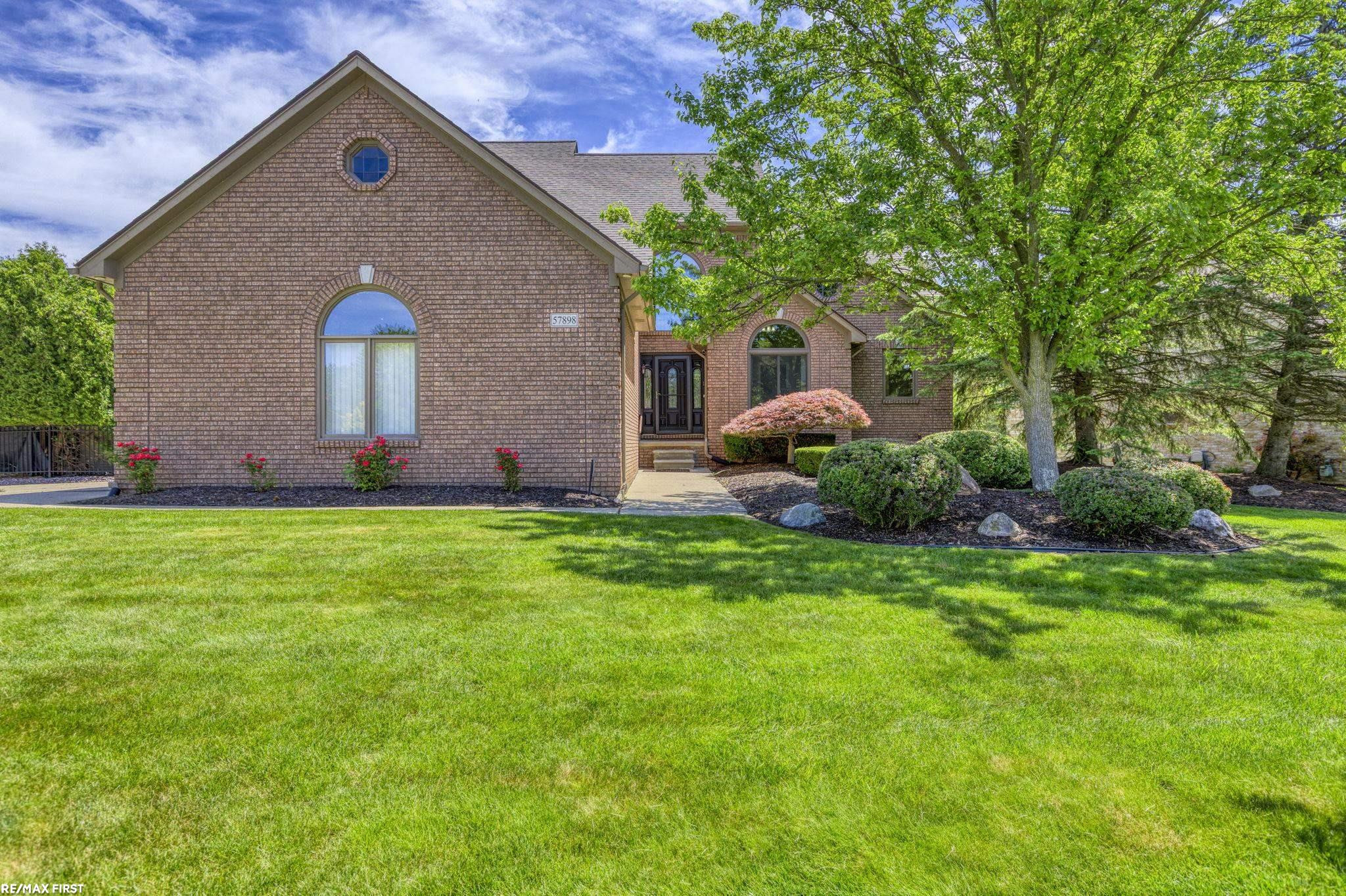 57898 Abraham Drive, Washington, MI — front exterior