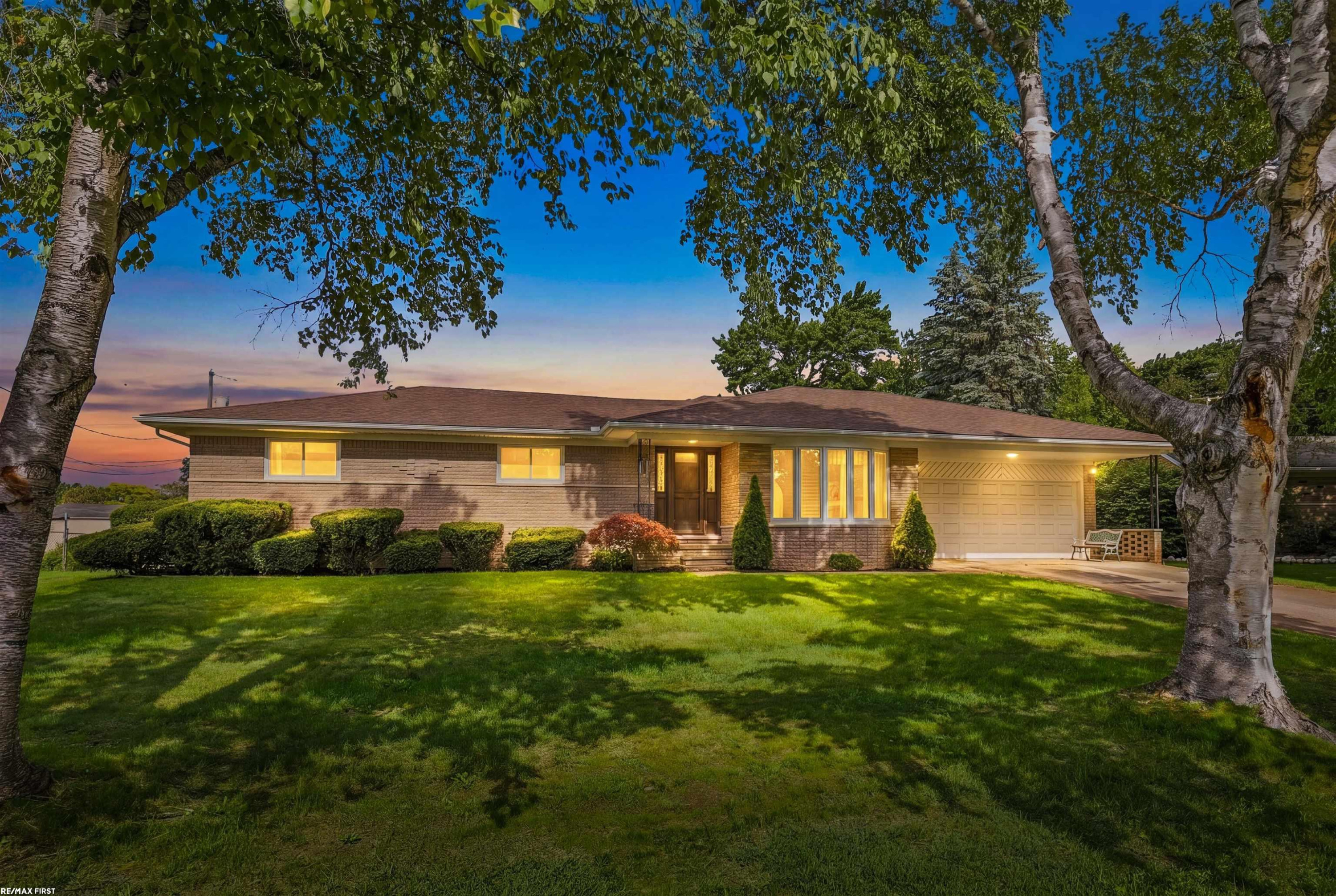 53375 Mark Drive, Shelby Twp, MI 48316 — front exterior