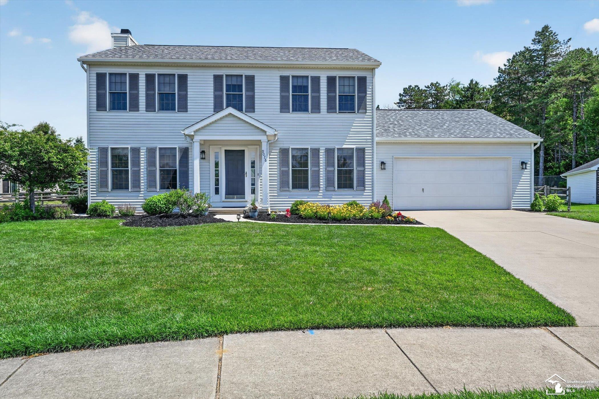 9078 Village Meadows Drive, Temperance, MI 48182 — front exterior
