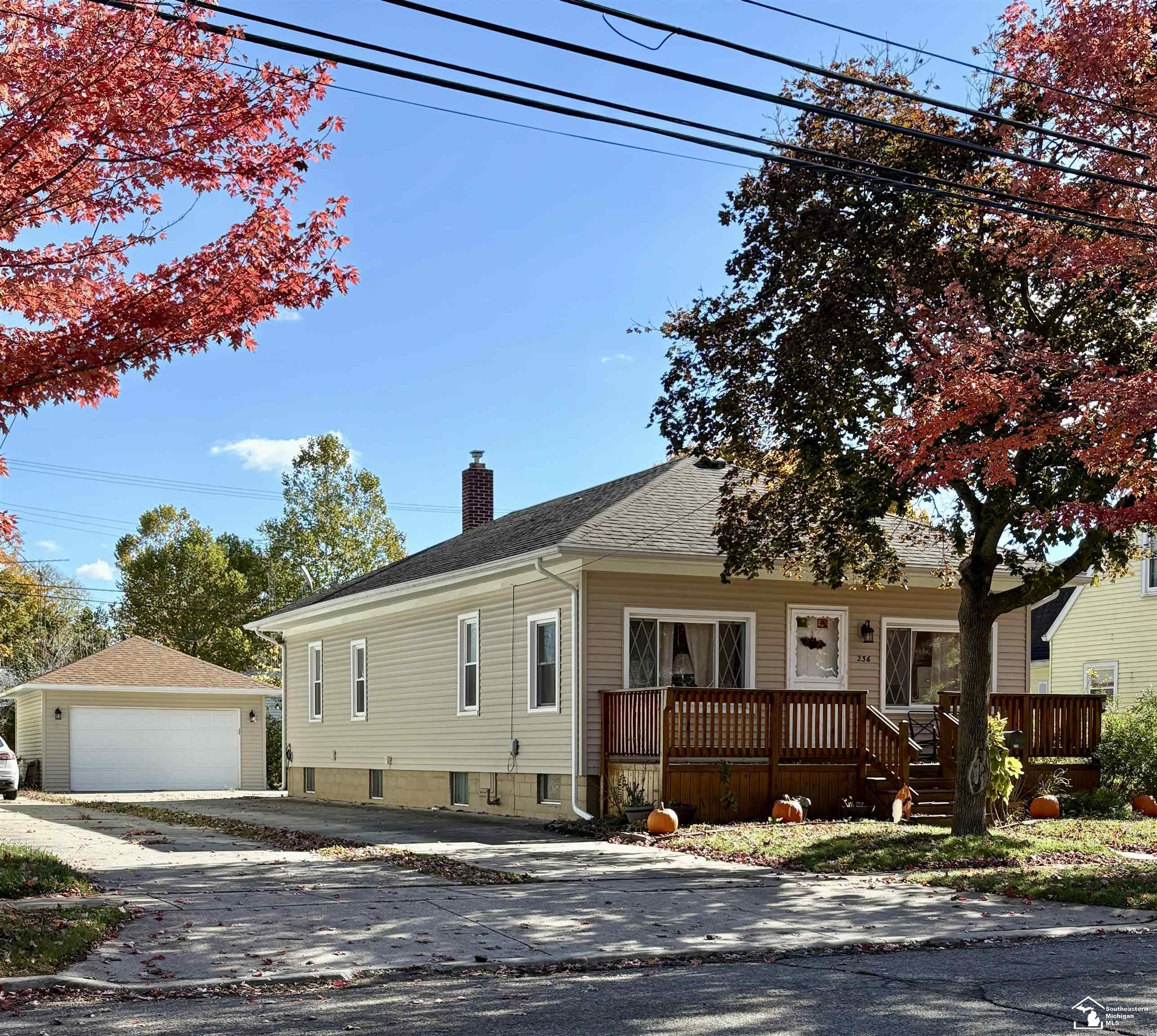 236 Dunham Street, Dundee, MI 48131 — front exterior