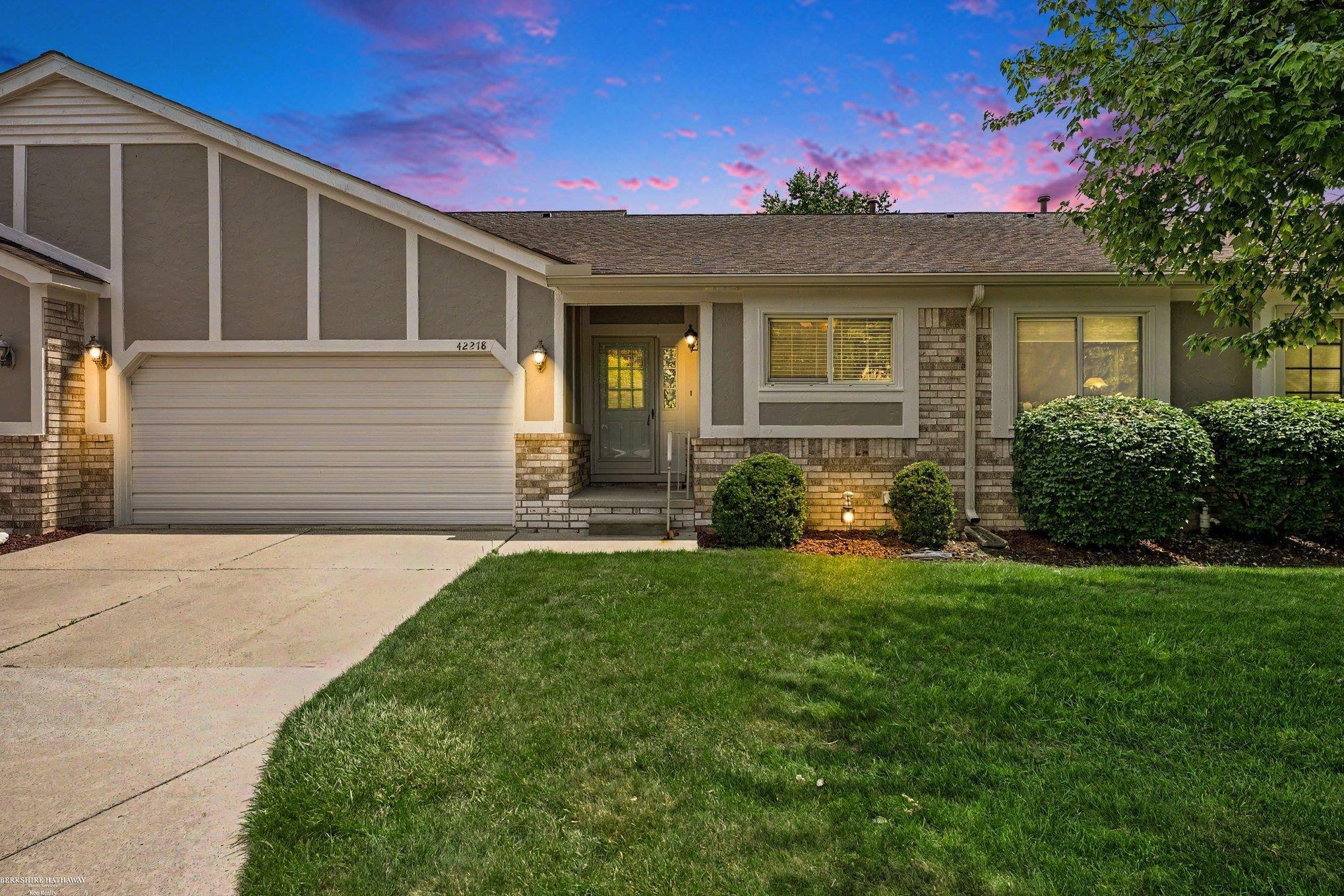 42278 Hidden Brook Drive, Clinton Twp, MI 48038 — front exterior