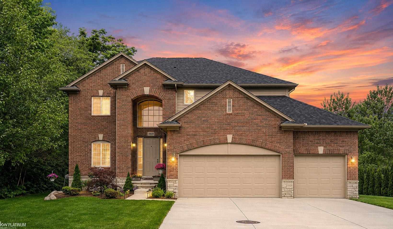 4308 Hawks Nest Road, Shelby Twp, MI 48317 — front exterior