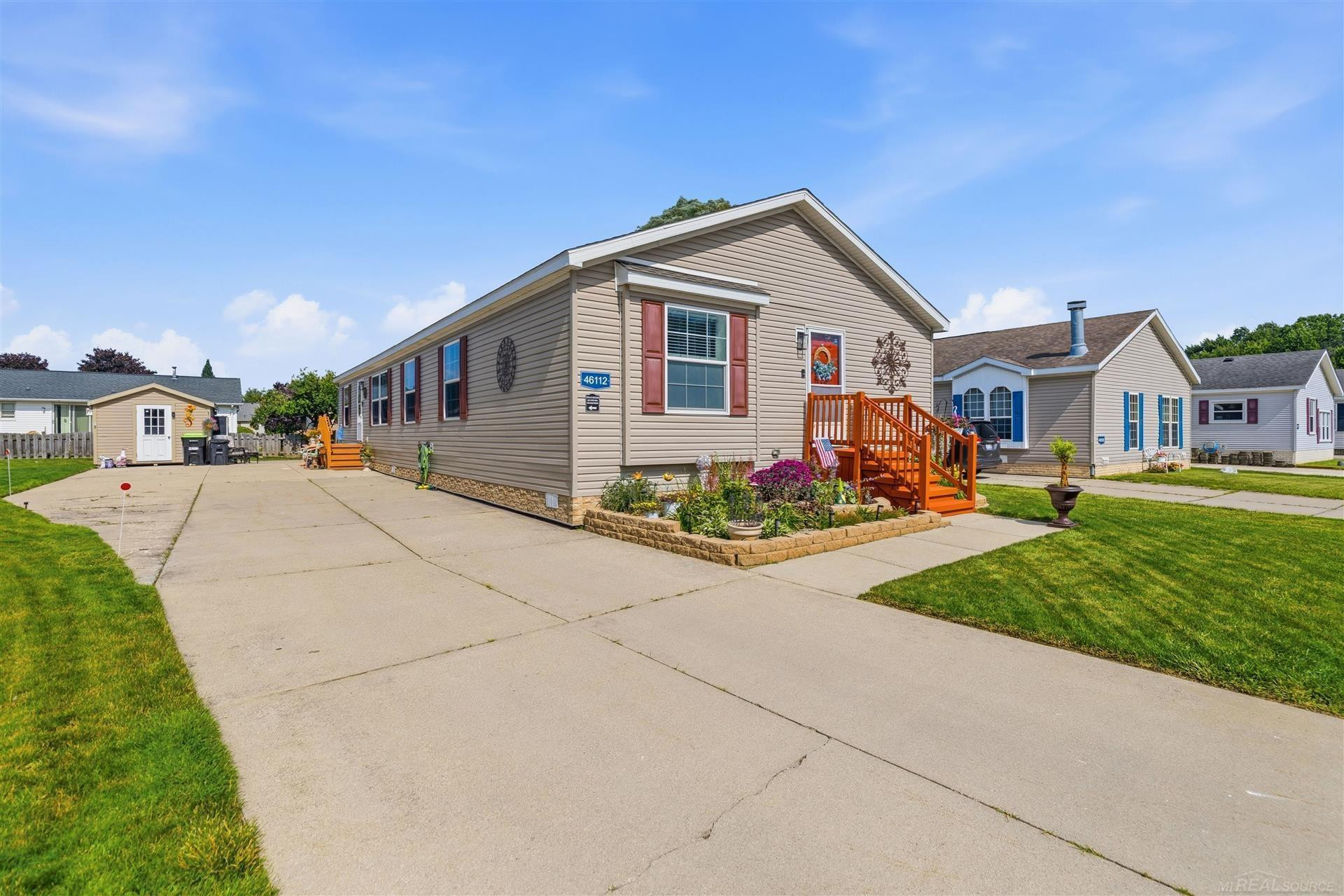 46112 Dunkirk Court, MI 48044 — front exterior