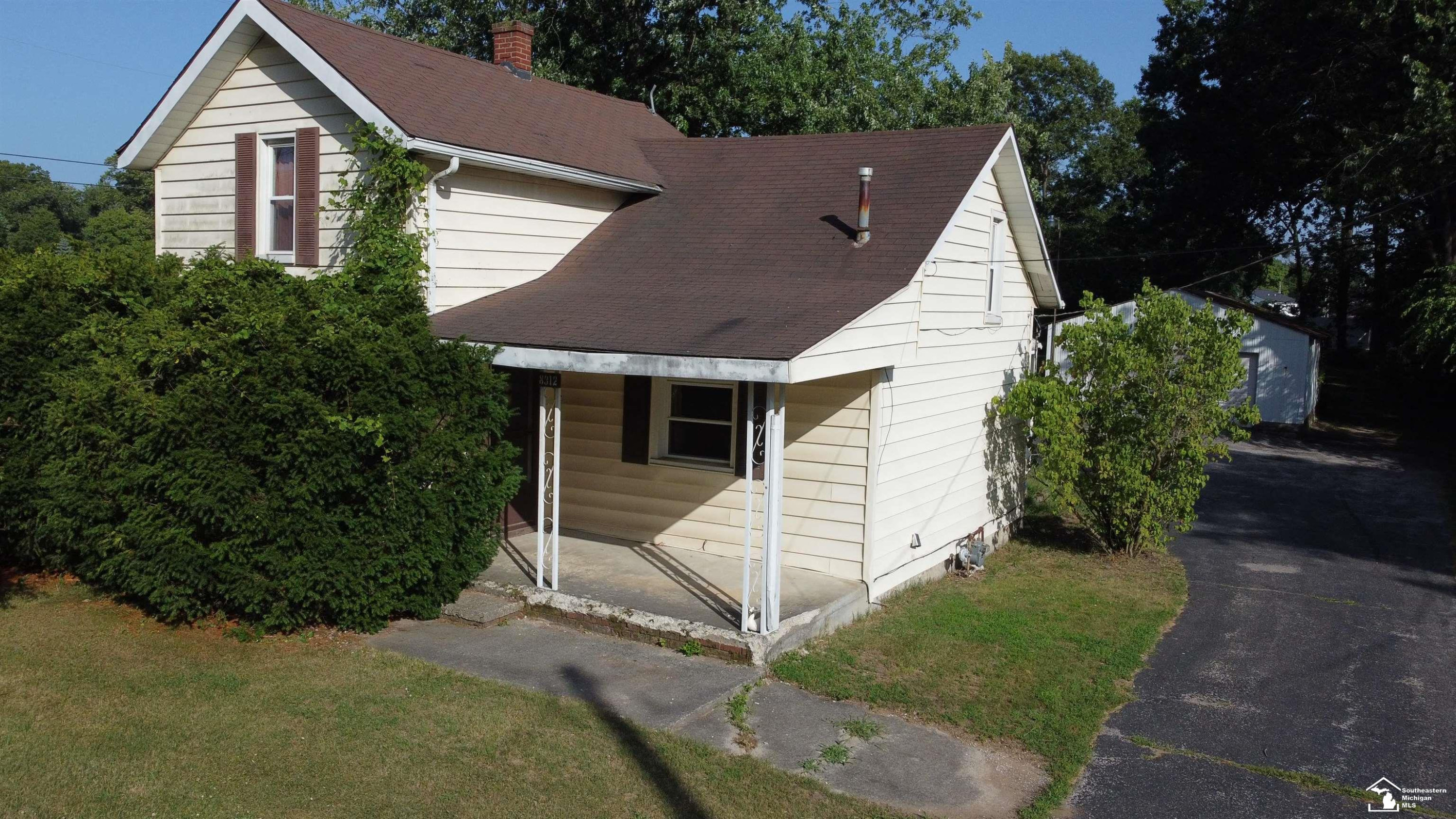 8312 Monroe Road, Lambertville, MI 48144 — front exterior