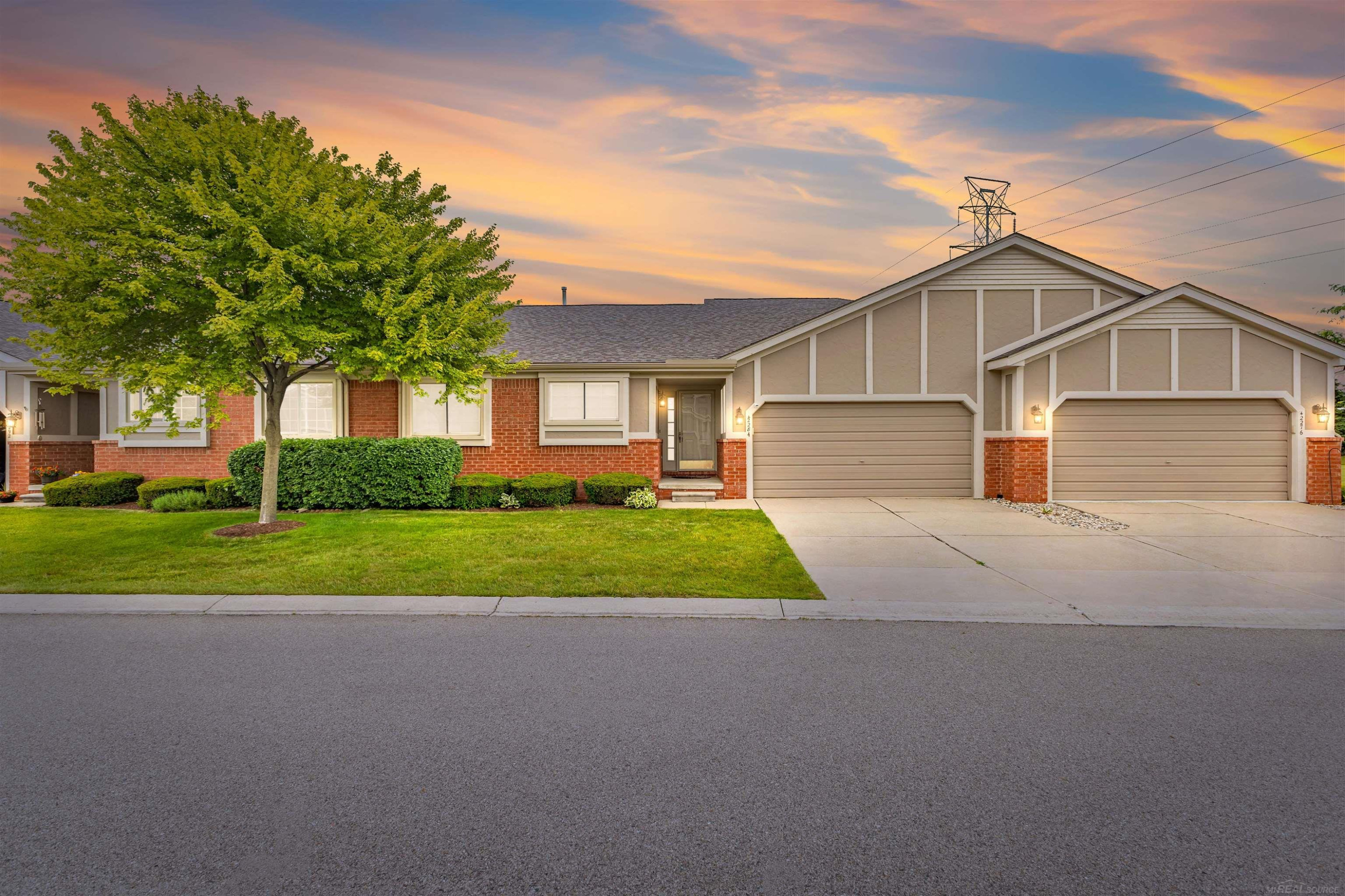 42284 Aspen Court, Clinton Twp, MI 48038 — front exterior