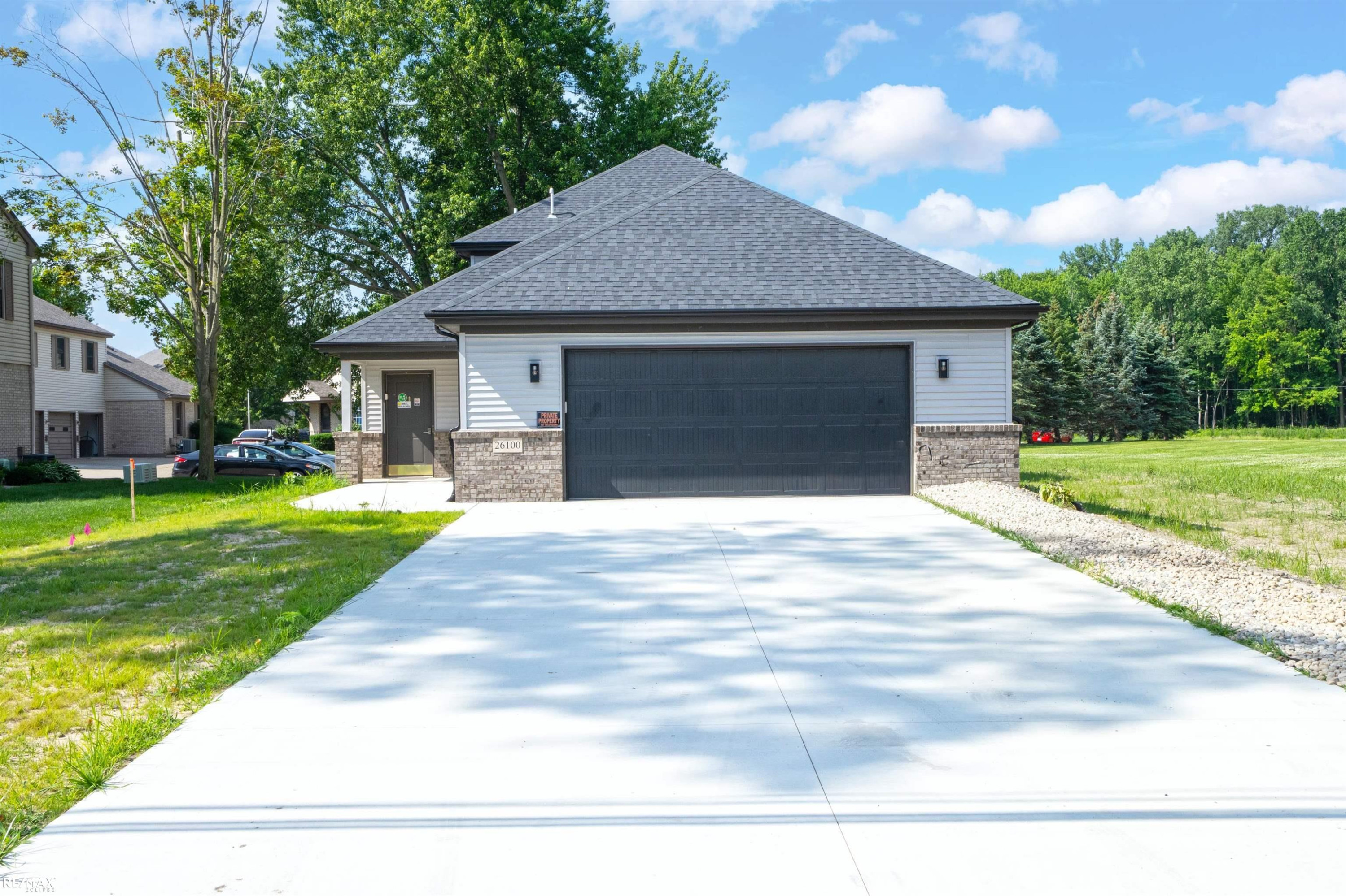 26100 Shook Road, MI — front exterior
