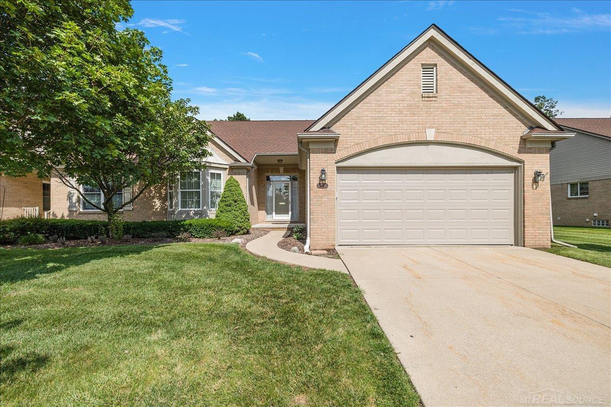 43350 Cove Drive, Clinton Twp, MI 48038 — front exterior