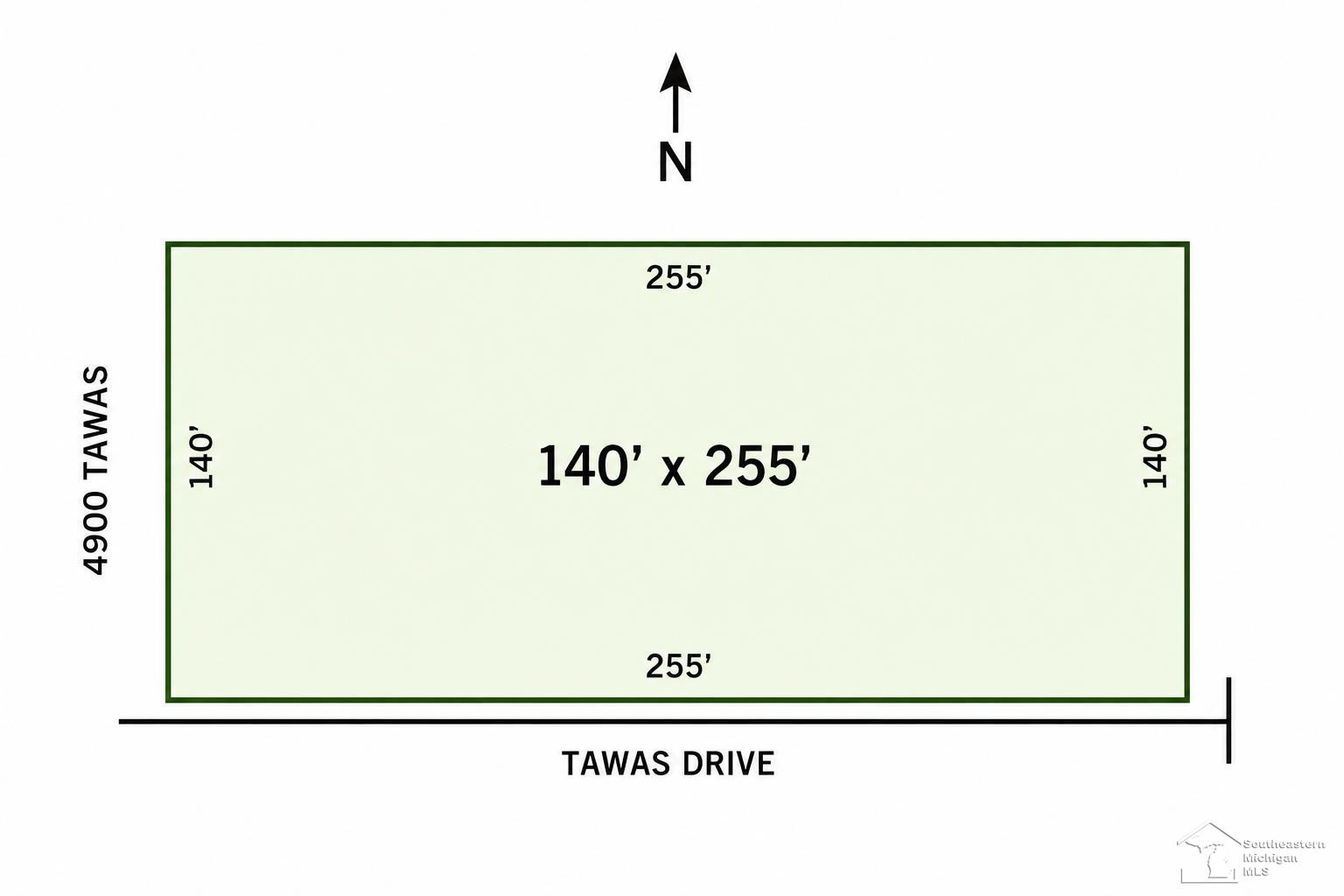 4900 Tawas Drive, MI 49264 — front exterior