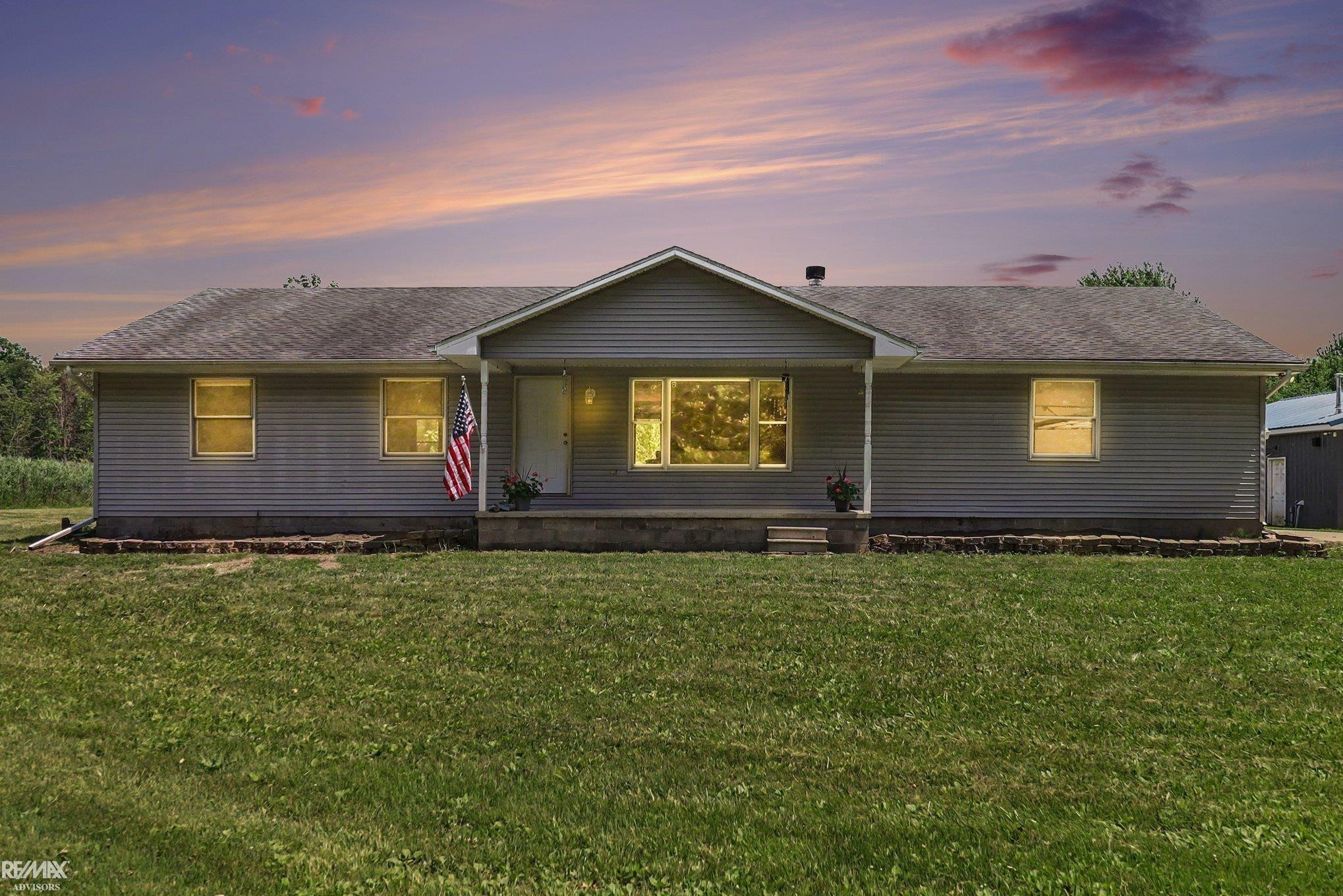 4345 Starville Road, MI — front exterior