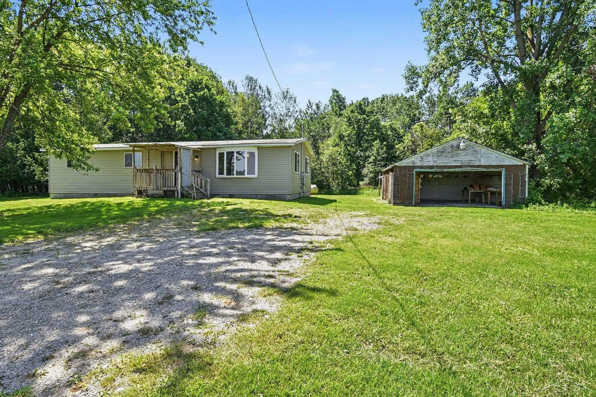 4300 Pinconning Road, Rhodes, MI 48652 — front exterior
