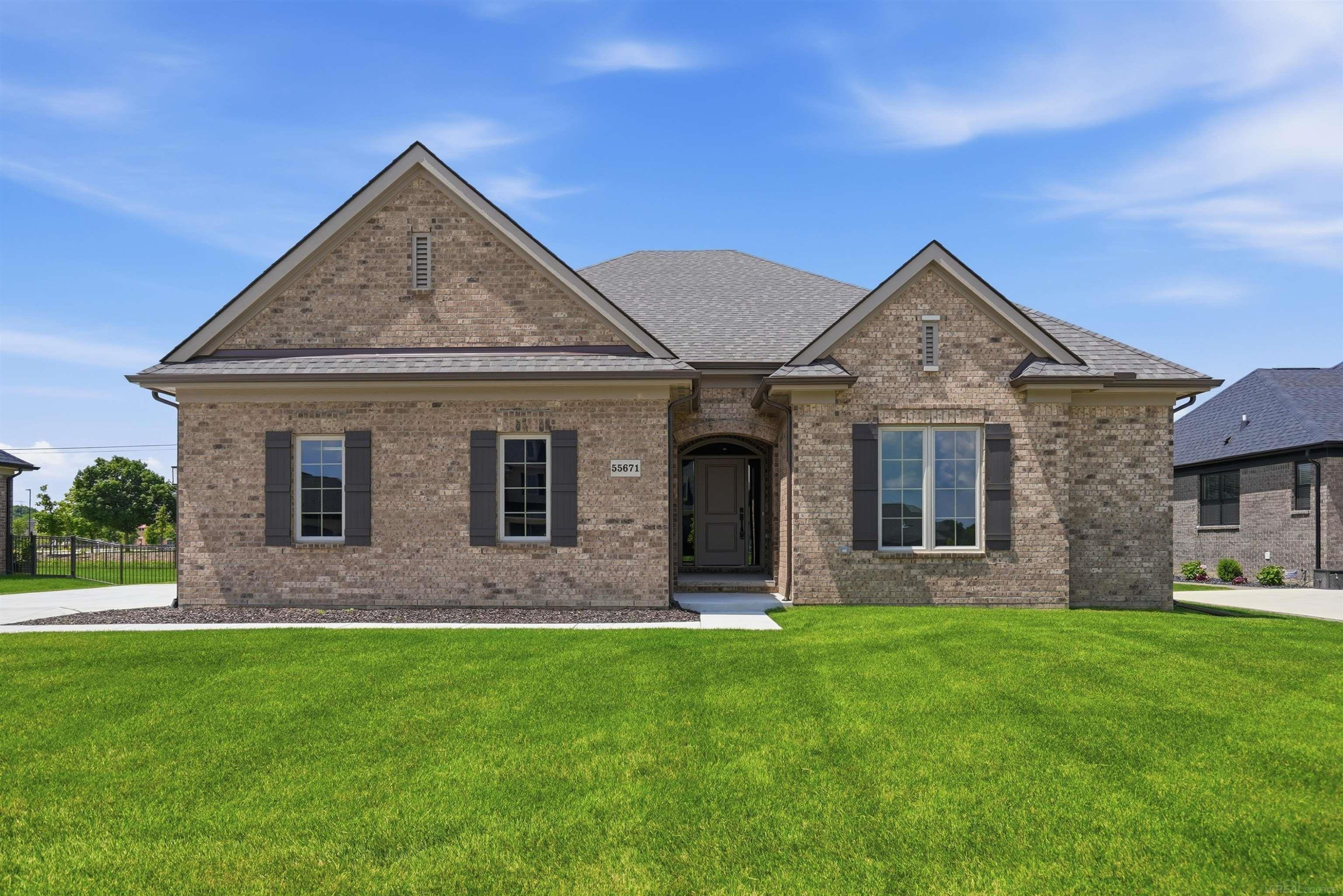 55671 Bay Oaks Court, Shelby Twp, MI 48315 — front exterior
