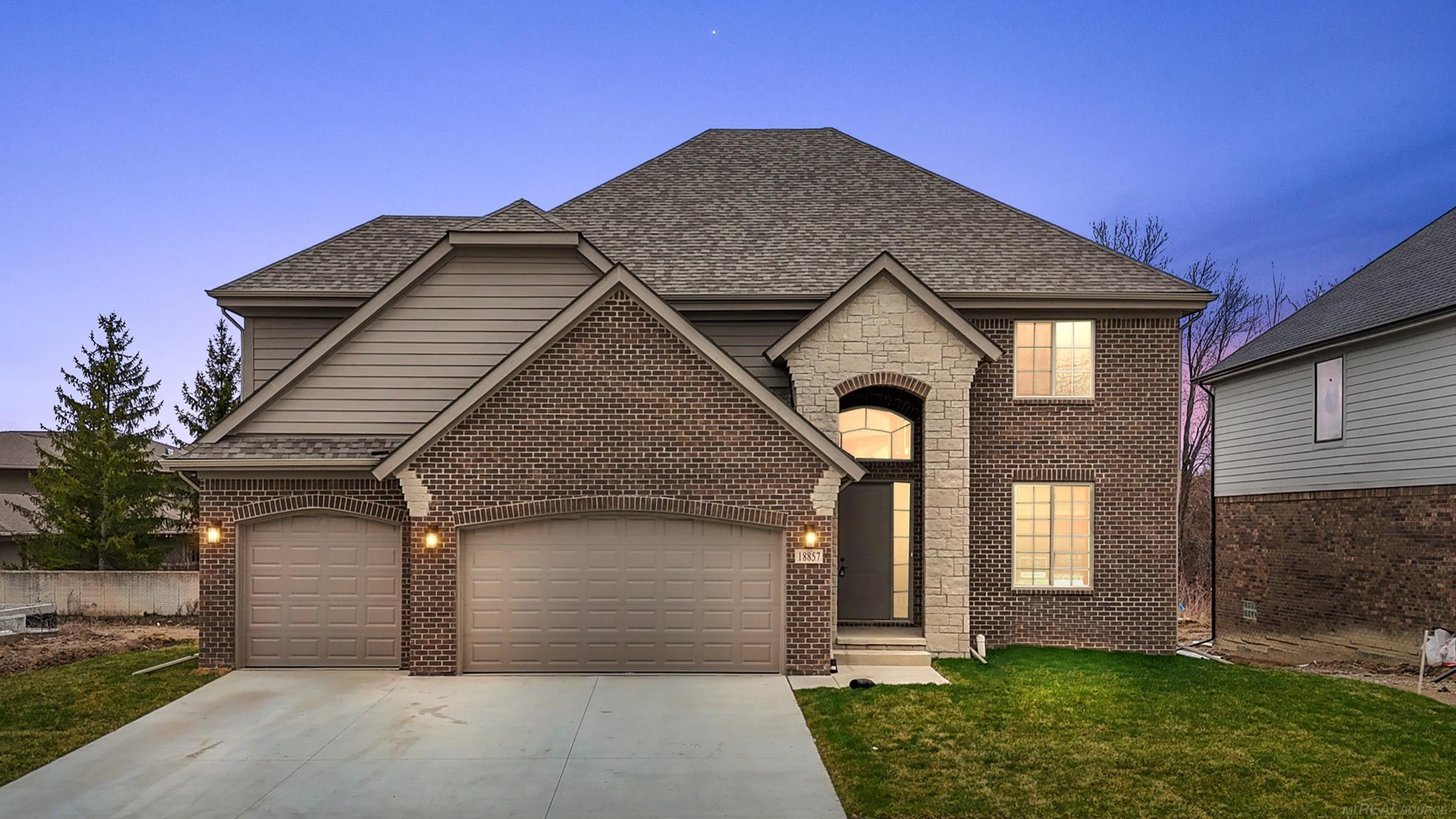 18868 Via Firenze Drive, Macomb, MI 48044 — front exterior
