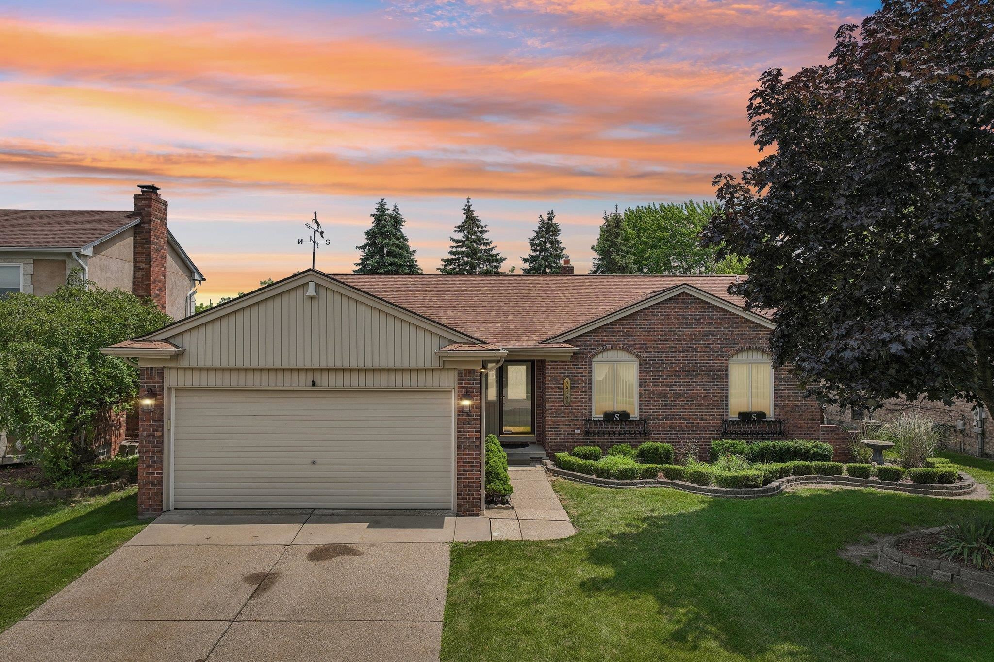 42140 Royal Lane, Clinton Twp, MI 48038 — front exterior