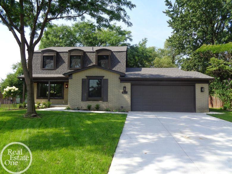 39713 Chaffer Court, Clinton Twp, MI 48038 — front exterior