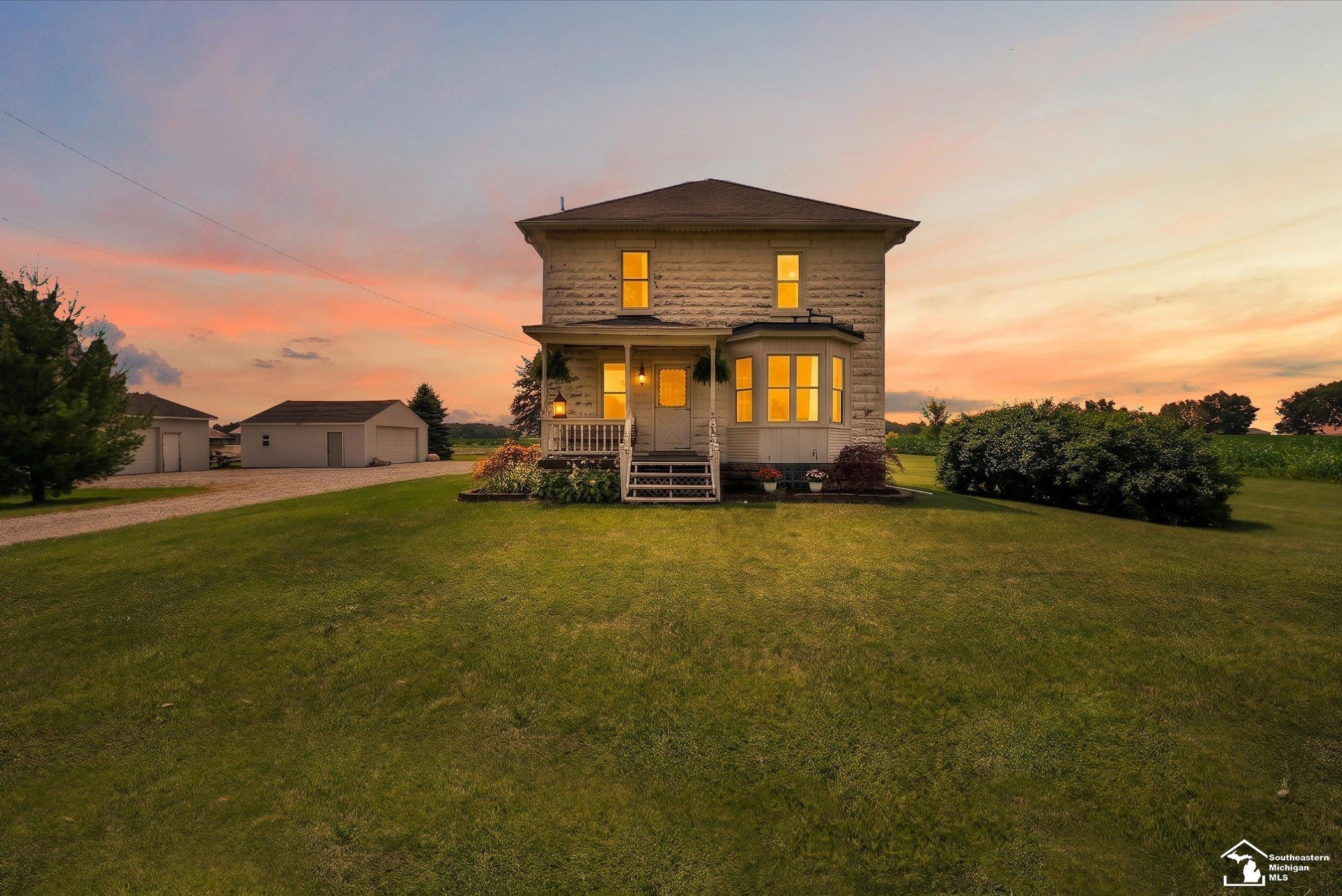 9515 Allison Road, Maybee, MI — front exterior