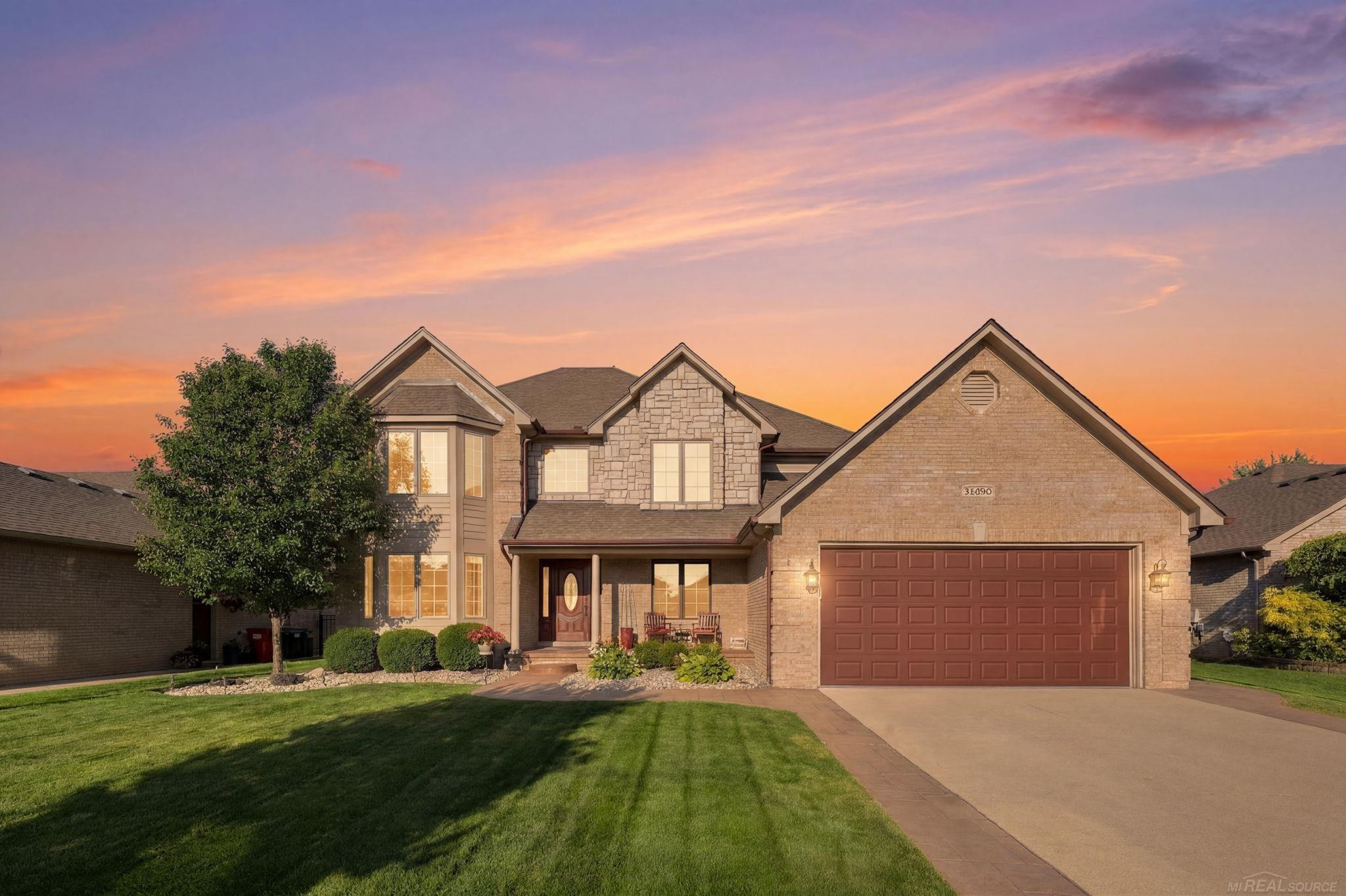 51880 Black Hills Lane, Macomb, MI 48042 — front exterior
