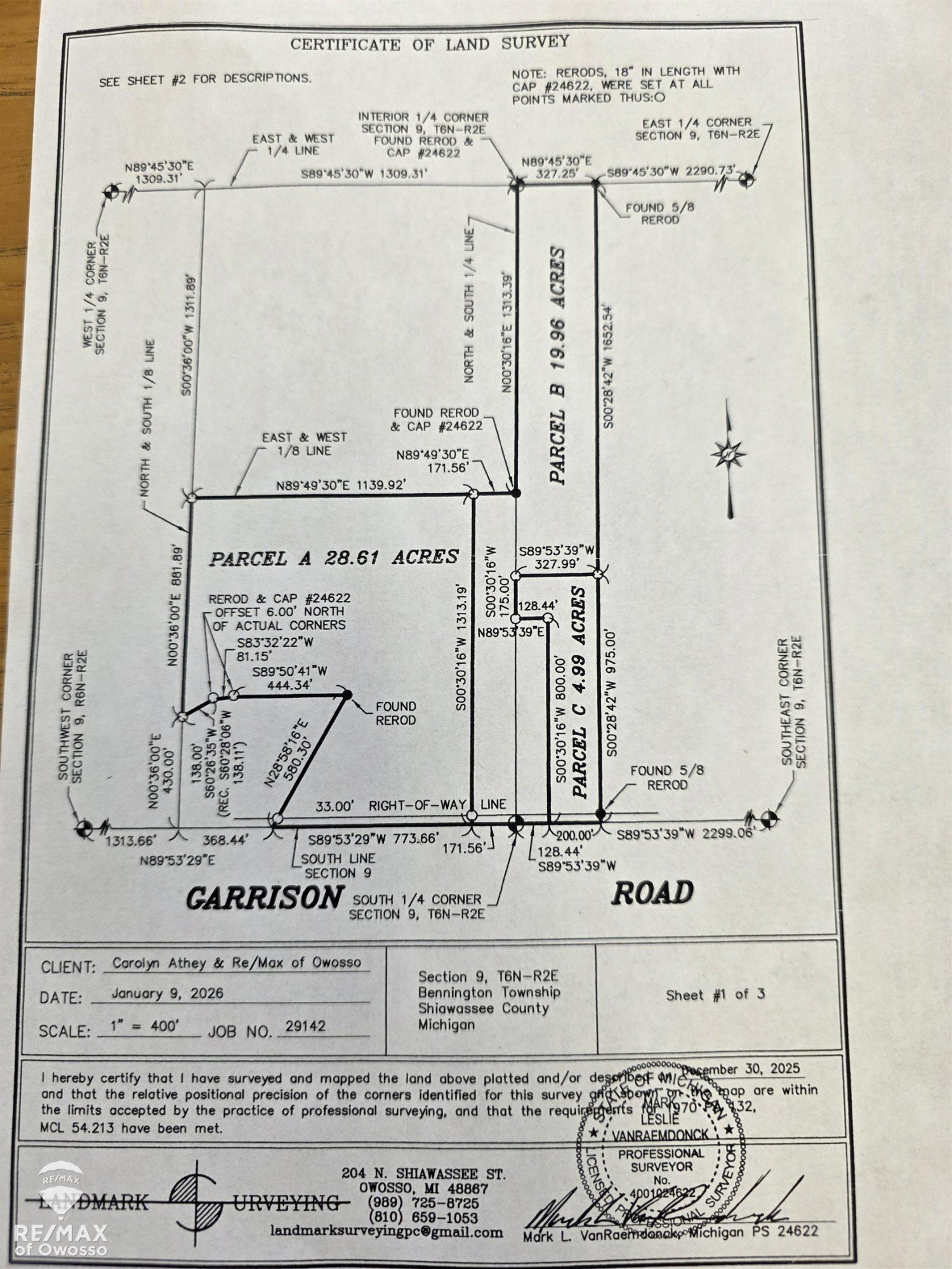 Parcel A W Garrison Road, Owosso, MI 48867