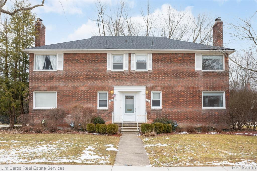 850 HARCOURT Road, Grosse Pointe Park, MI 48230 — front exterior