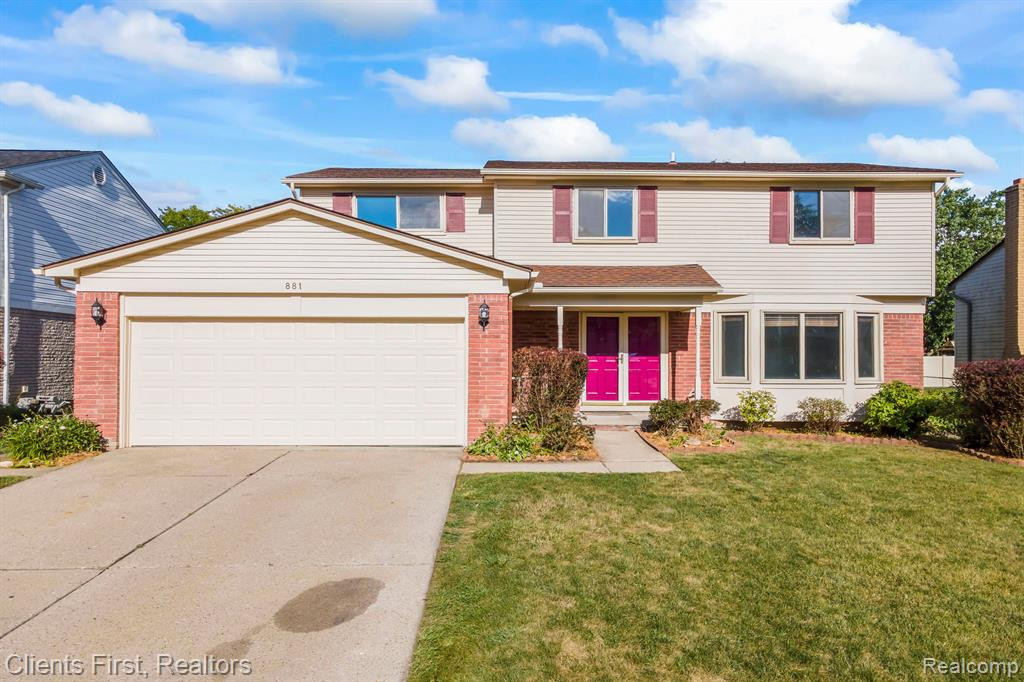 881 QUEENS Way, Canton, MI 48188 — front exterior