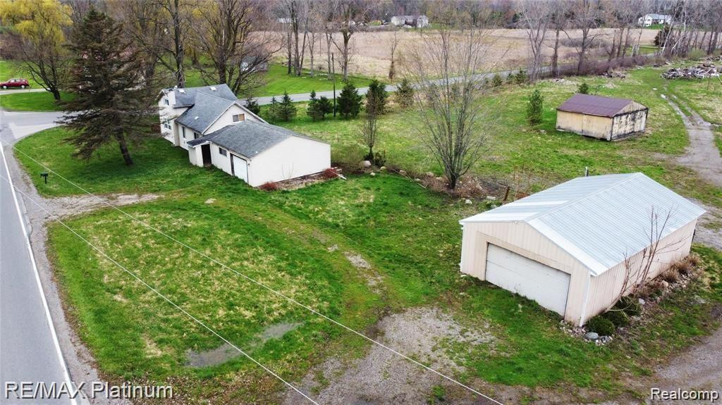 4757 W. HASLETT ROAD, Perry, MI 48872 — front exterior