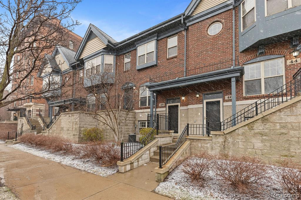 48 ADELAIDE Street, Detroit, MI 48201 — front exterior