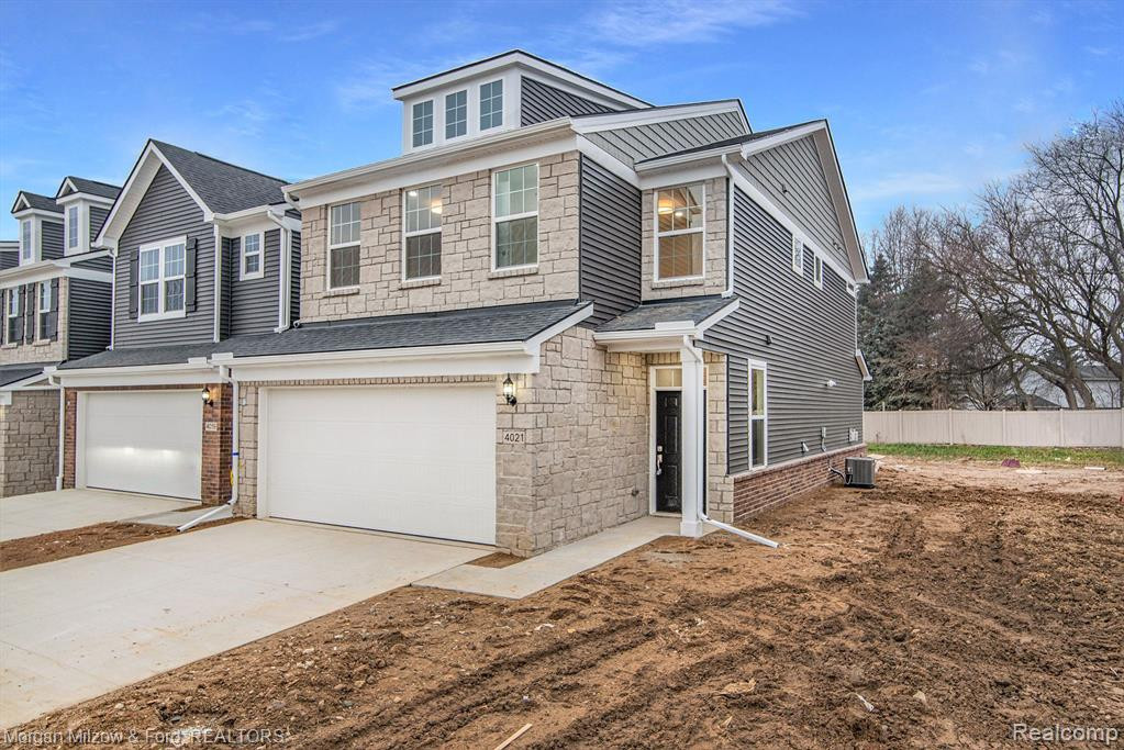 4021 NOTTINGHAM Circle, Clarkston, MI — front exterior