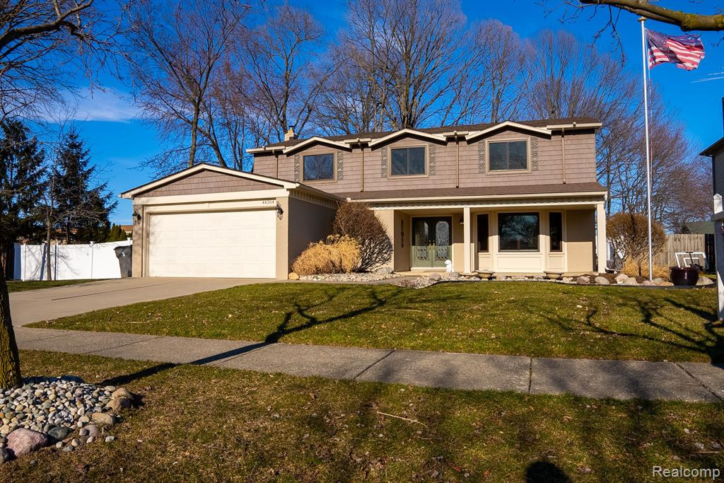 44364 HIGHGATE Drive, Clinton Twp, MI 48038 — front exterior