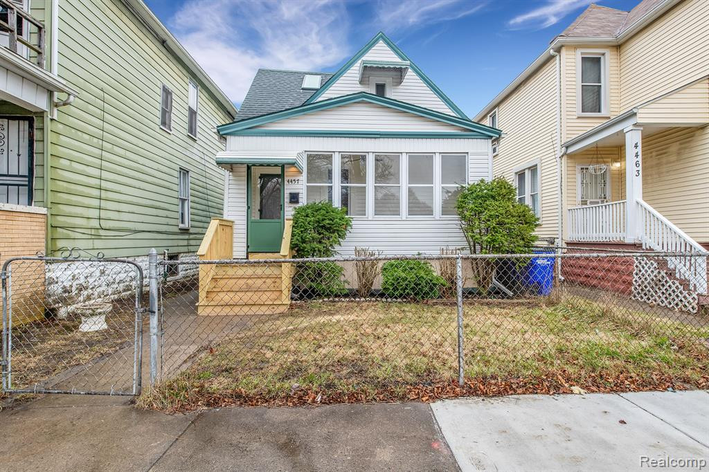 4457 JOSEPH CAMPAU Street, Detroit, MI 48207 — front exterior