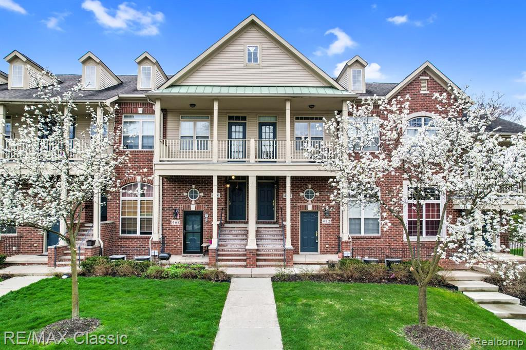 468 OLD PINE Way, Walled Lake, MI 48390 — front exterior