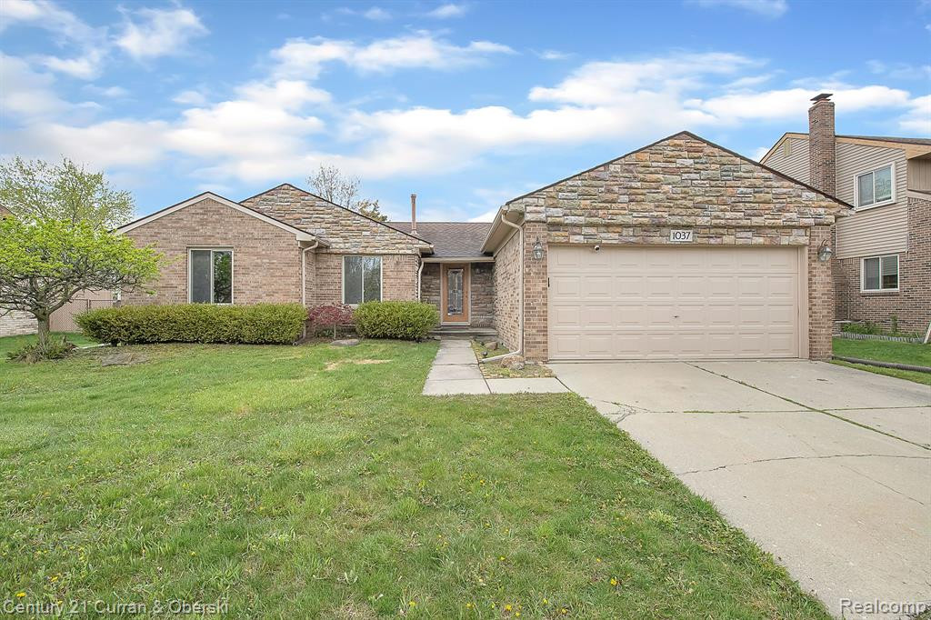 1037 HIGH RIDGE Drive, Canton, MI 48187 — front exterior