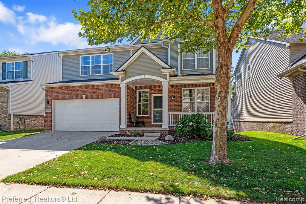 51231 Luke Lane, Novi, MI — front exterior