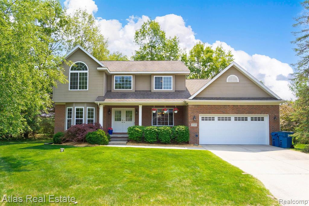 8319 MILL POINTE Court, Goodrich Vlg, MI — front exterior