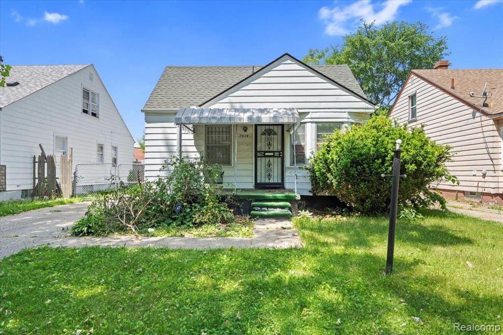7419 CLAYBURN Street, Detroit, MI 48228 — front exterior