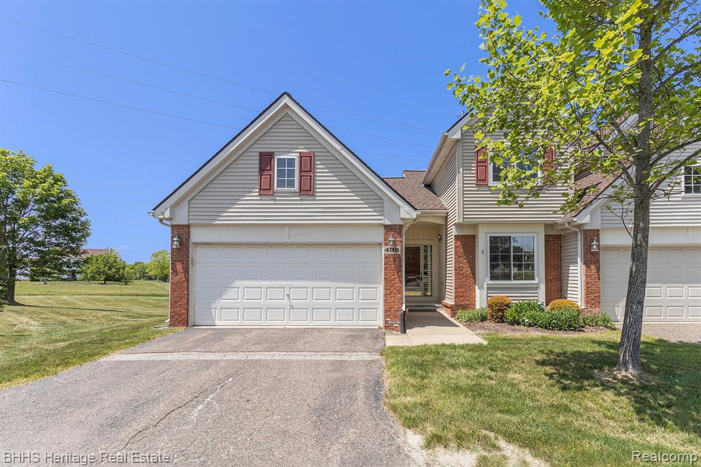 498 LILLY VIEW Court, Howell, MI 48843 — front exterior