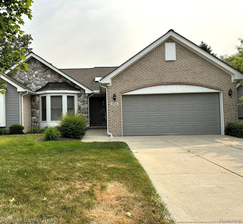 7455 GREEN MEADOW Lane, Canton, MI 48187 — front exterior