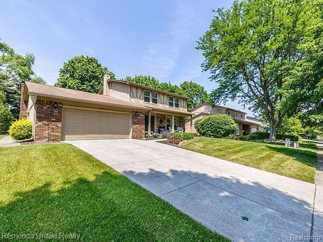 25427 BUCKMINSTER Drive, Novi, MI — front exterior