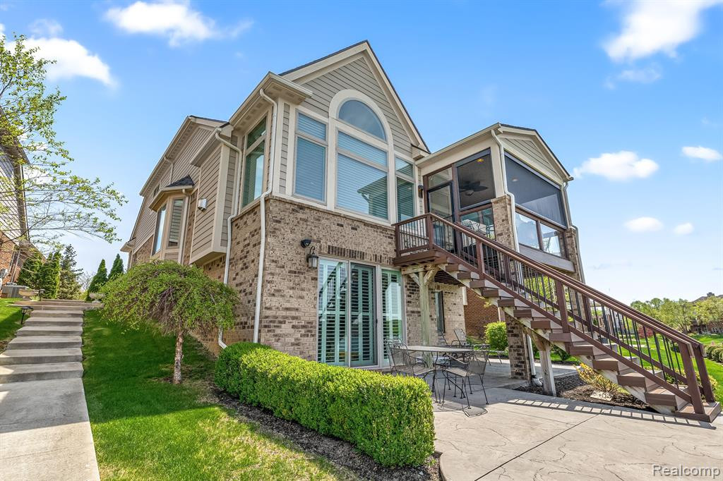 10744 WATERFALL Court, South Lyon, MI 48178 — front exterior