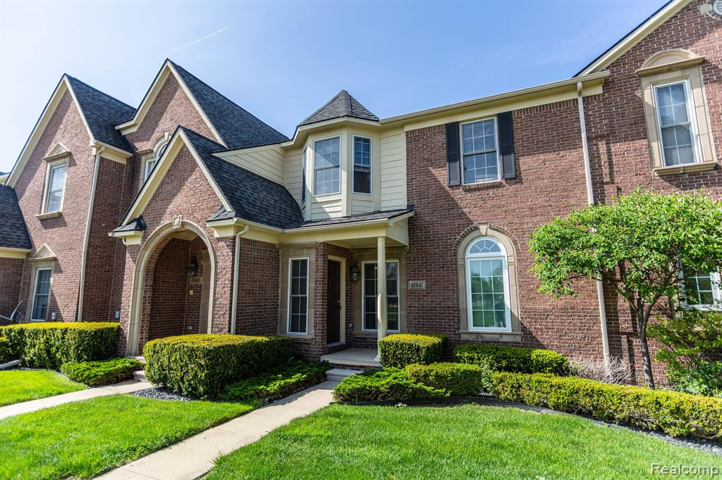 45841 GRAYSTONE Lane, Canton, MI 48187 — front exterior